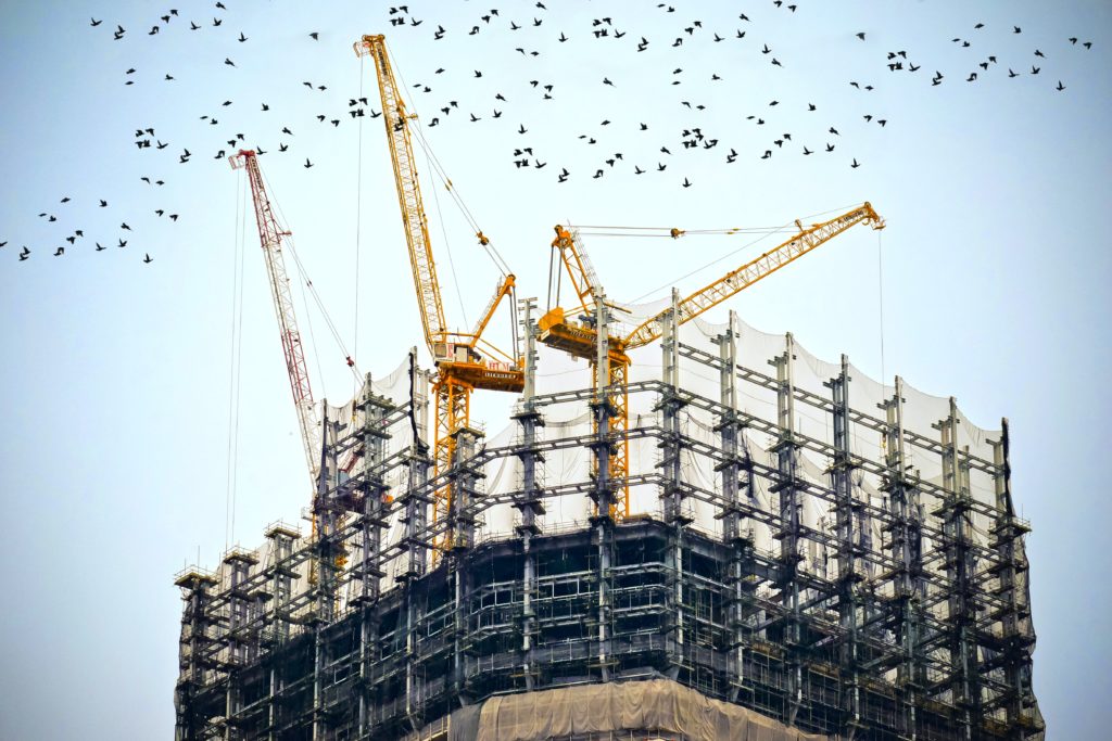 PIB da construção em 2020